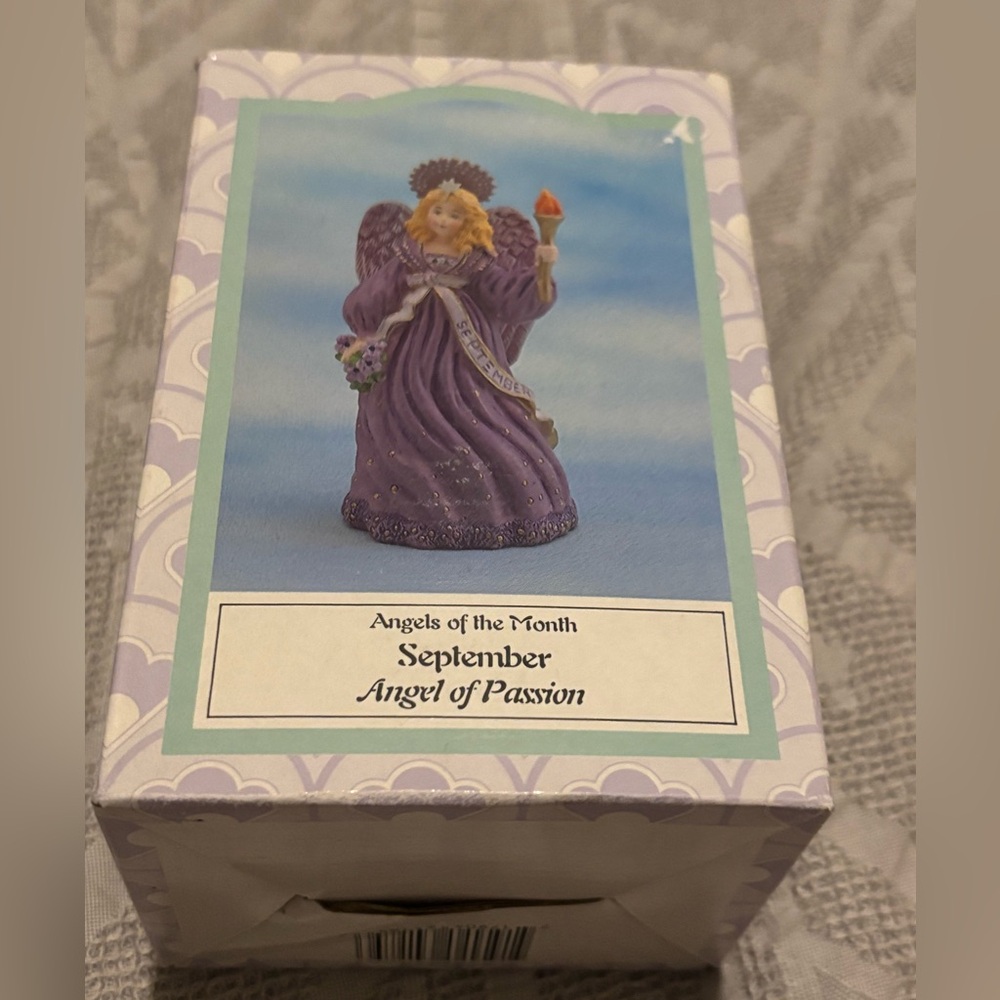 Vintage Novelino Angels of the Month September Angel of Passion New with Box